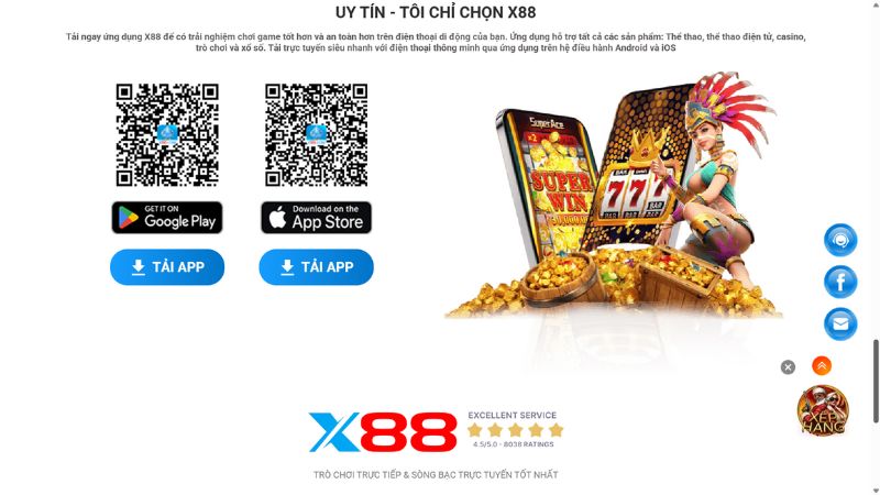 Tải ứng dụng X88 để chơi tài xỉu dễ dàng hơn